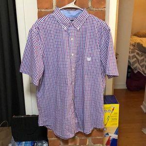 Chaps easy care checkered button down